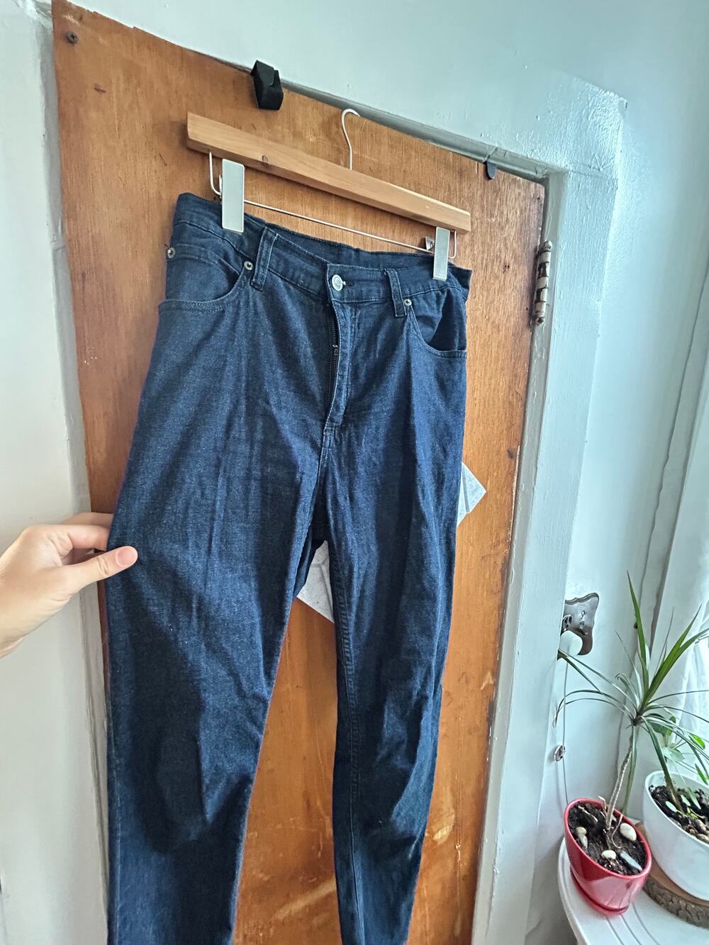 Cheap Monday Dark Blue Slim Tapered Jeans